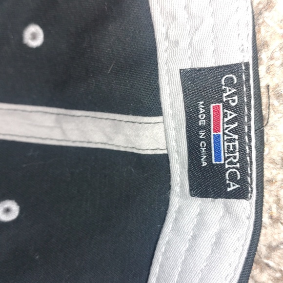 Croix Valley Auto Collision Trucker Strapback Hat  Black Silver - Picture 9 of 9